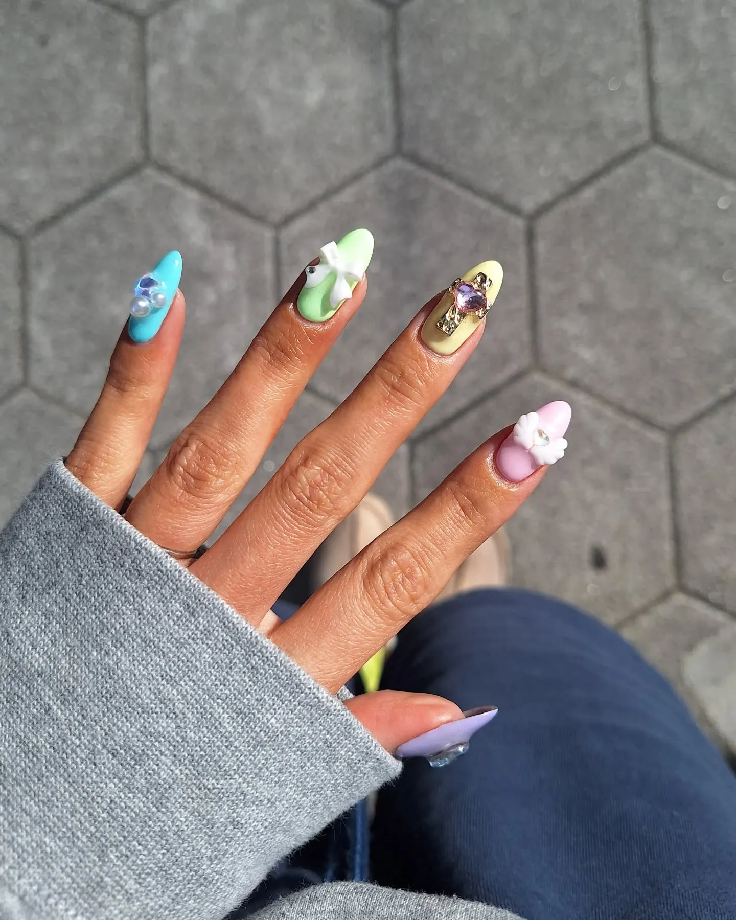 My nail✨️🩷🫧　