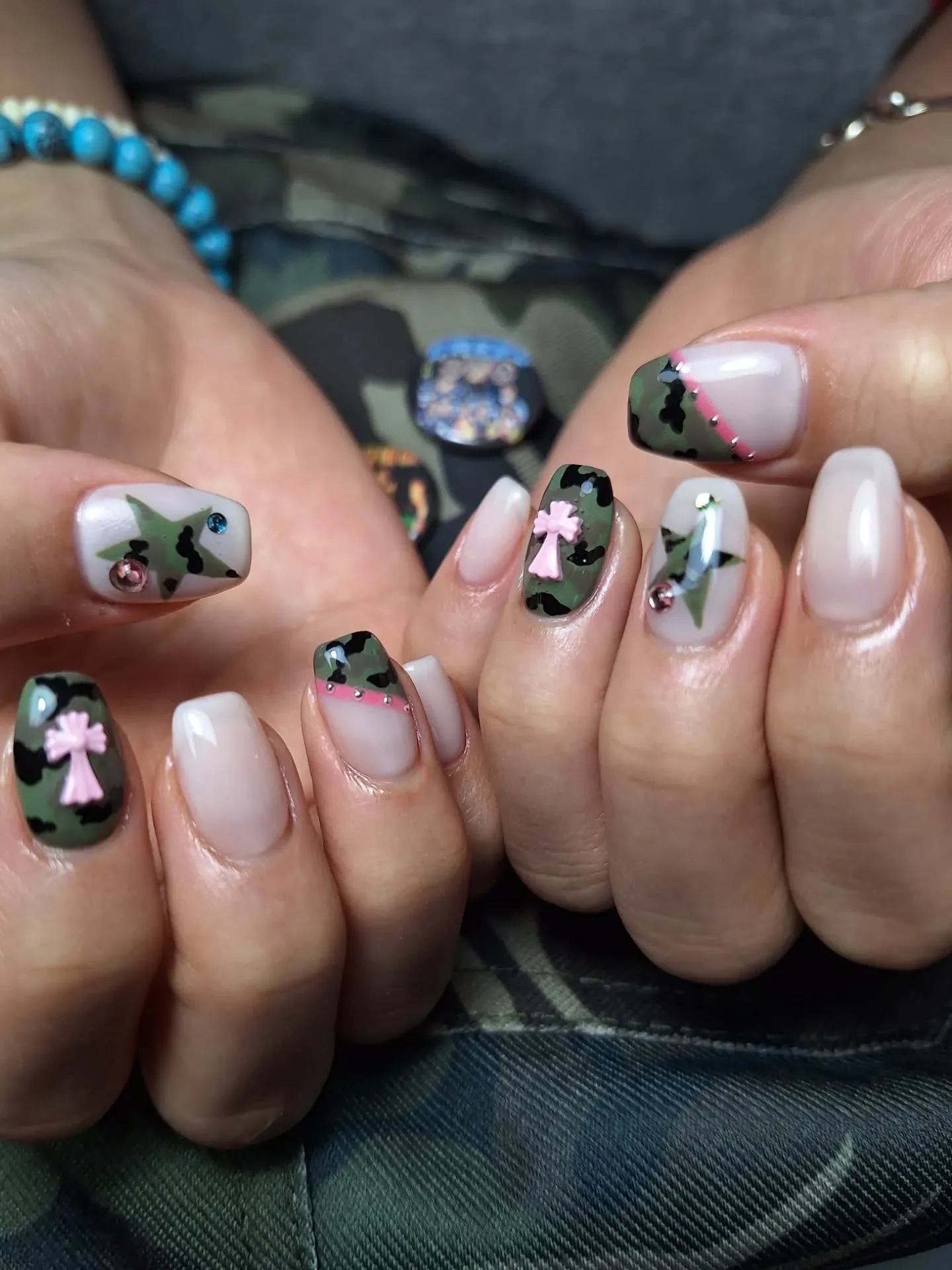 お客様のおしゃバッグとオソロ🩷💚