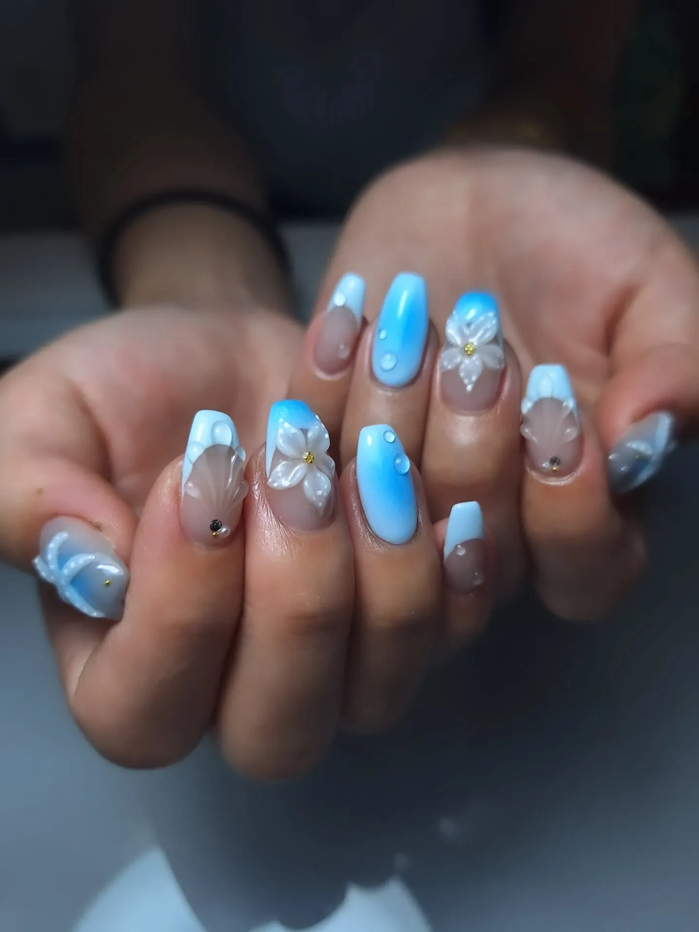 今年の夏はblueかな～🌈💙🩵